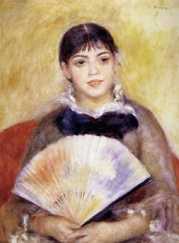 Pierre Renoir Girl with a Fan